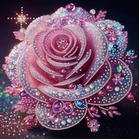 Diamond Painting Crystal Rose - Winter Sunshine Marketplace