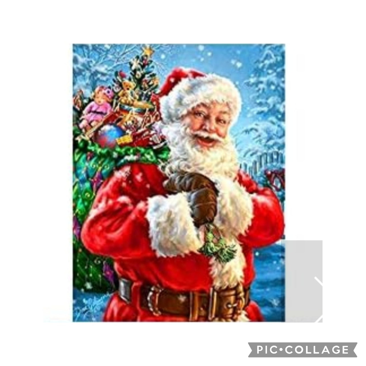 Diamond Painting Santa - Winter Sunshine Marketplace