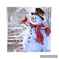 Diamond Painting Snowman - Winter Sunshine Marketplace