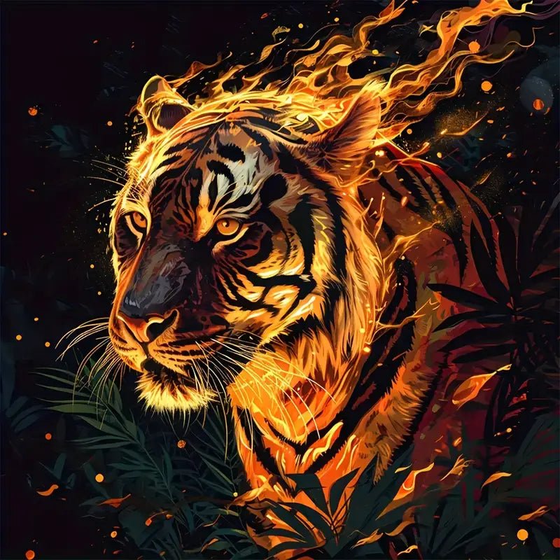 Diamond Painting Tiger - Winter Sunshine Marketplace