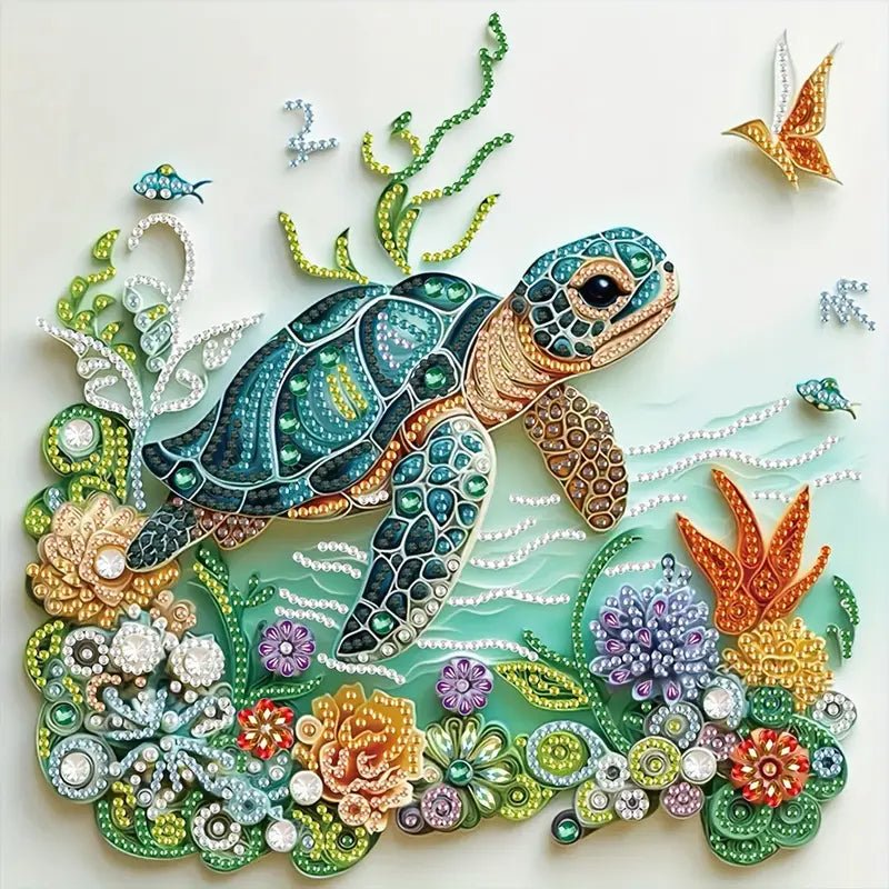 Diamond Painting Turtle - Winter Sunshine Marketplace