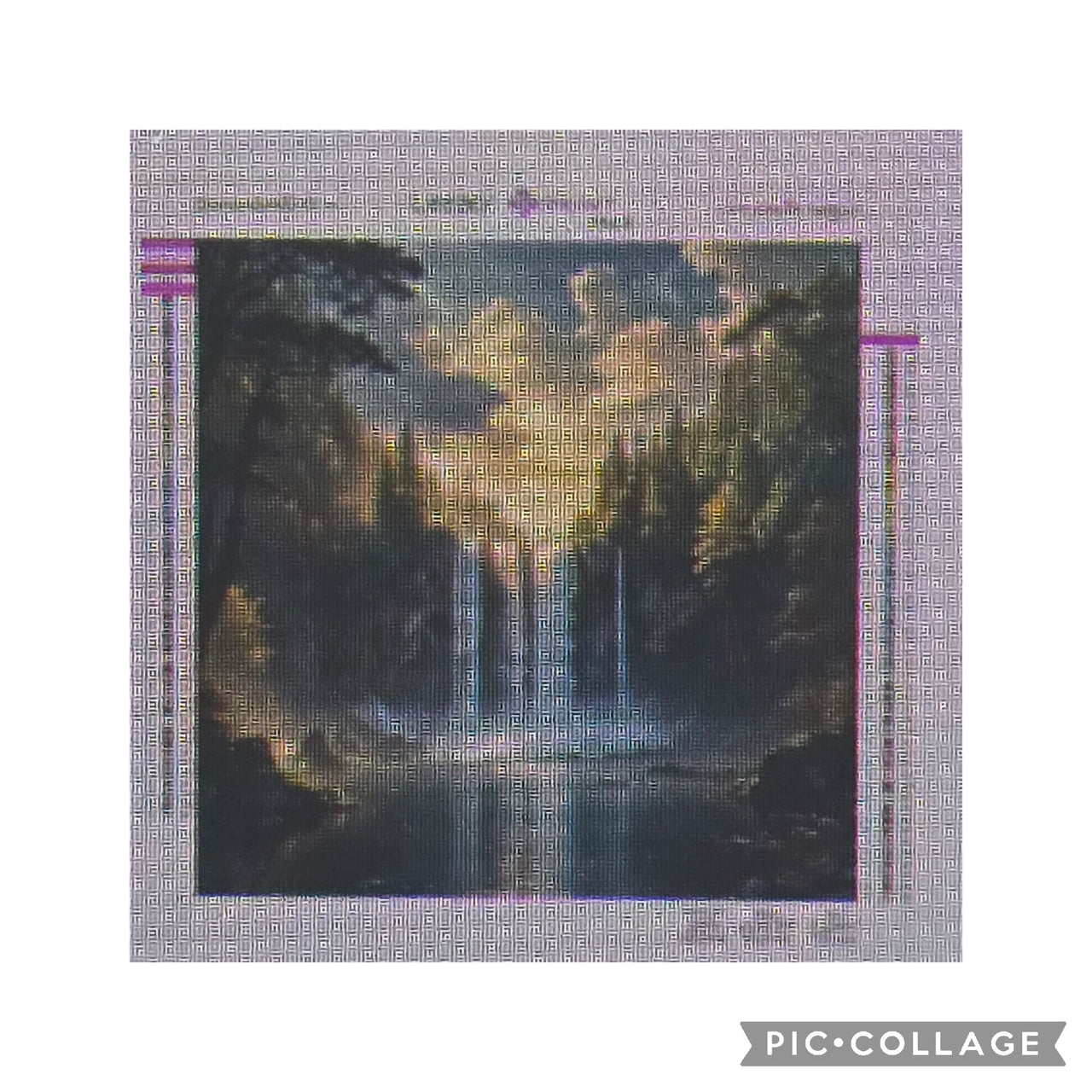 Diamond Painting Waterfall - Winter Sunshine Marketplace