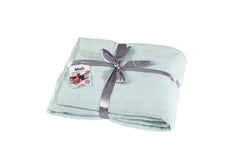 Dolce Bonita Home Cotton TV Blanket Basic Aqua - Winter Sunshine Marketplace