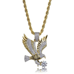 Gold Plated Hip Hop Necklace - Winter Sunshine Marketplace