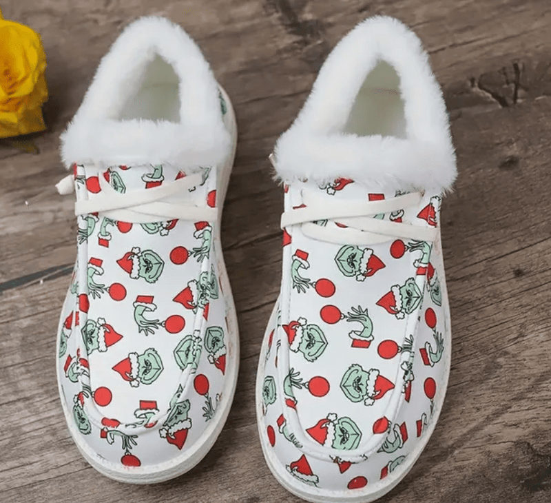 Grinch Christmas Shoes - Winter Sunshine Marketplace