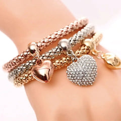 GSR Bracelet Set - Bubble Hearts - Winter Sunshine Marketplace