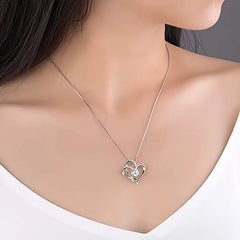 Heart Zircon Necklace - Winter Sunshine Marketplace