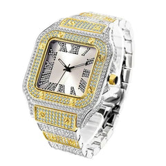 Iced Out Rhinestone Quartz Watch - Winter Sunshine Marketplace