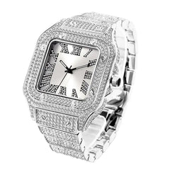 Iced Out Rhinestone Quartz Watch - Winter Sunshine Marketplace