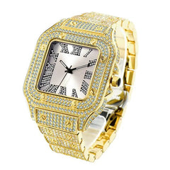 Iced Out Rhinestone Quartz Watch - Winter Sunshine Marketplace