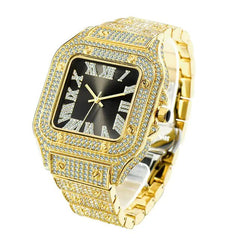 Iced Out Rhinestone Quartz Watch - Winter Sunshine Marketplace