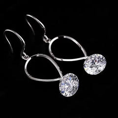 Infinity Diamond Earrings - Love is Forever and Beyond - Winter Sunshine Marketplace