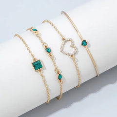 Inlaid Bracelet Jewelry Set - Winter Sunshine Marketplace