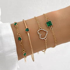 Inlaid Bracelet Jewelry Set - Winter Sunshine Marketplace