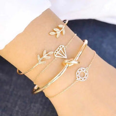 Inlaid Bracelet Jewelry Set - Winter Sunshine Marketplace