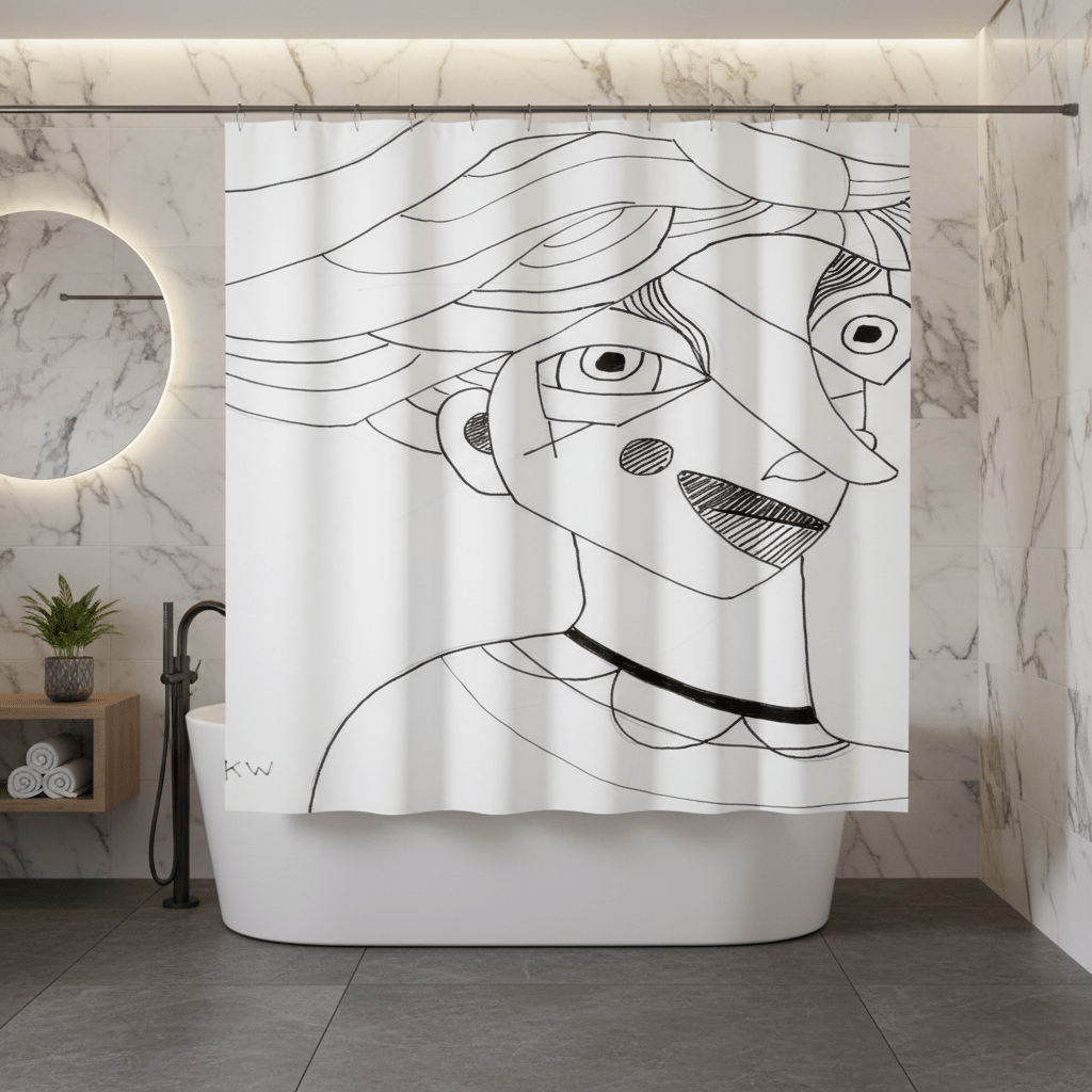 KW Bath Bliss Shower Curtain 12 - Winter Sunshine Marketplace