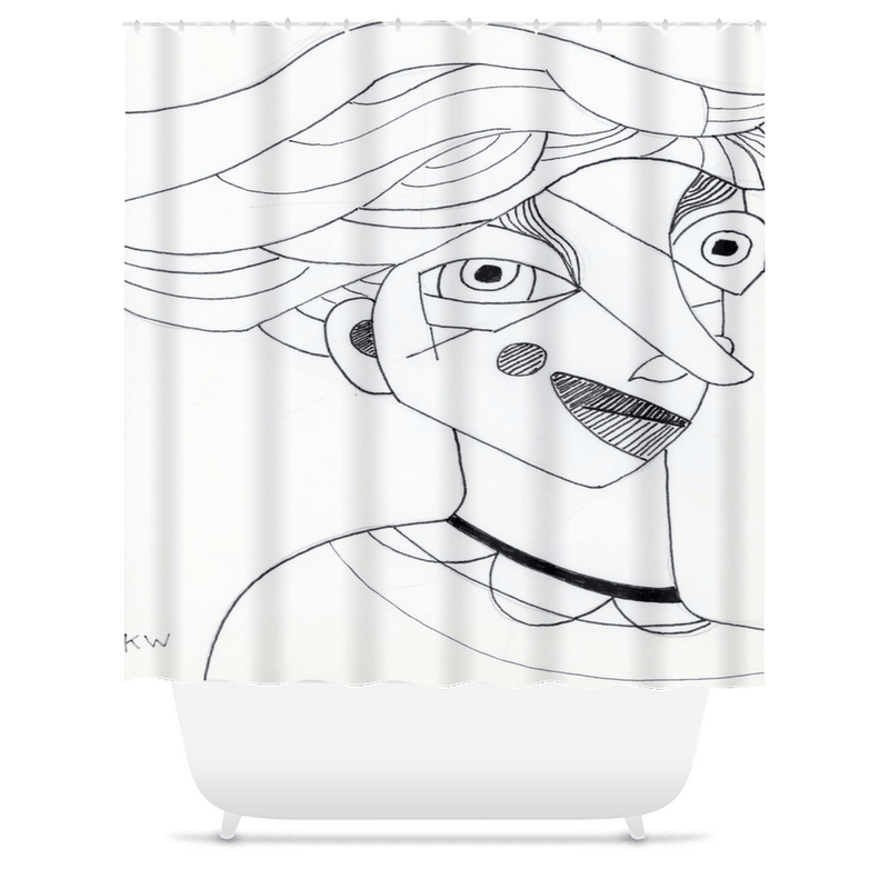 KW Bath Bliss Shower Curtain 12 - Winter Sunshine Marketplace