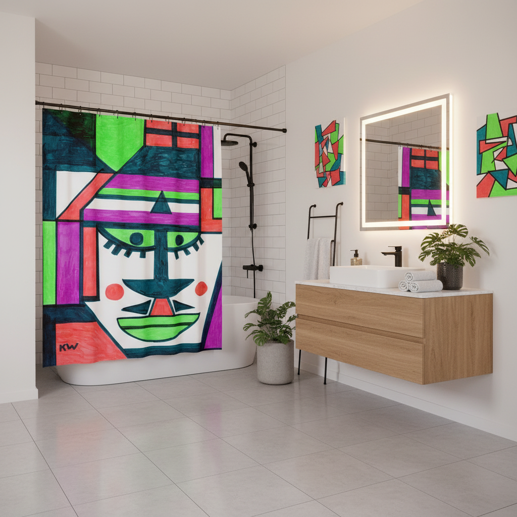 KW Bath Bliss Shower Curtain 14