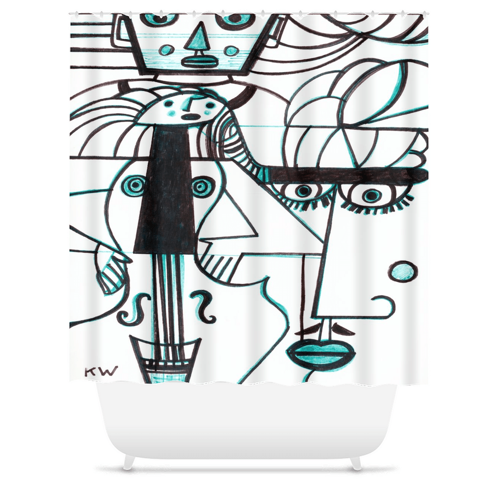 KW Bath Bliss Shower Curtain 18 - Winter Sunshine Marketplace