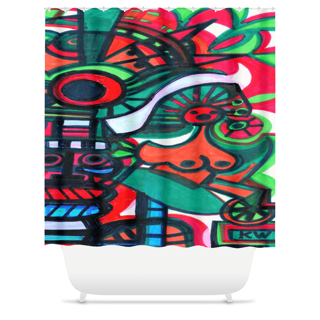 KW Bath Bliss Shower Curtain 21 - Winter Sunshine Marketplace