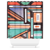 KW Bath Bliss Shower Curtain 22 - Winter Sunshine Marketplace