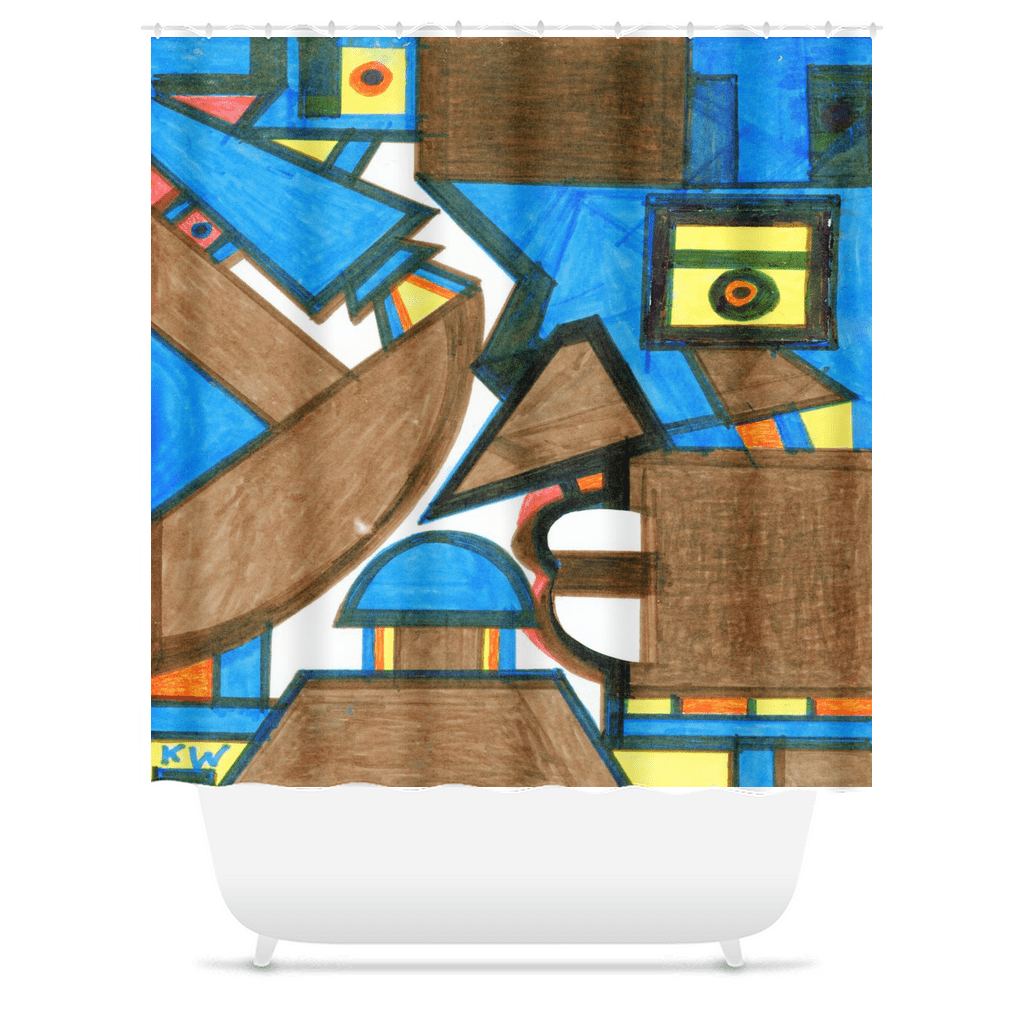 KW Bath Bliss Shower Curtain 23 - Winter Sunshine Marketplace