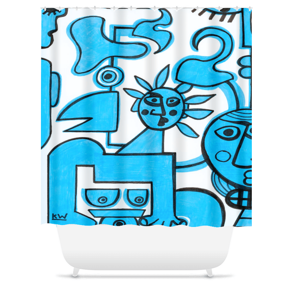 KW Bath Bliss Shower Curtain 29 - Winter Sunshine Marketplace