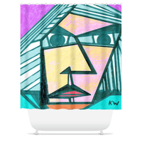 KW Bath Bliss Shower Curtain 34 - Winter Sunshine Marketplace