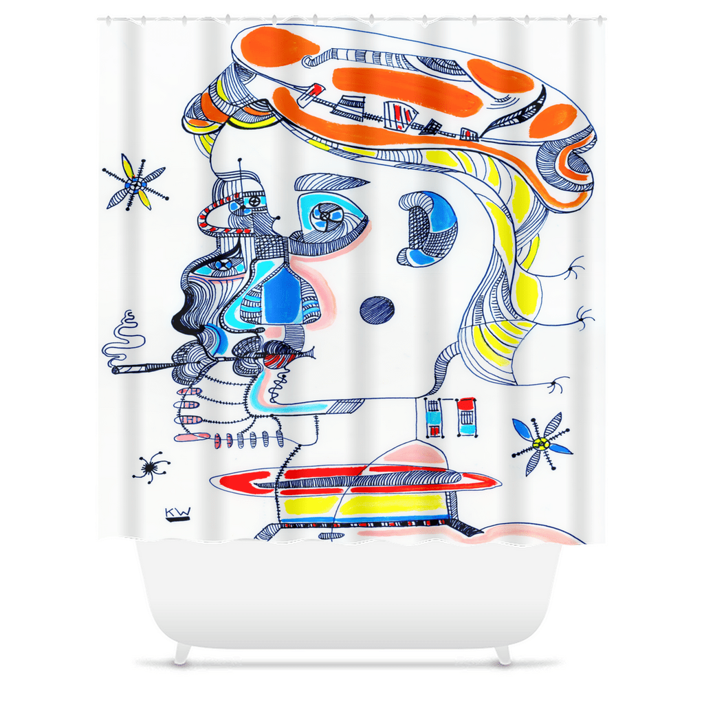 KW Bath Bliss Shower Curtain 36 - Winter Sunshine Marketplace