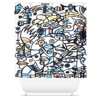 KW Bath Bliss Shower Curtain 40 - Winter Sunshine Marketplace