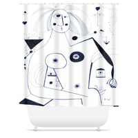 KW Bath Bliss Shower Curtain 42 - Winter Sunshine Marketplace