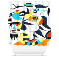 KW Bath Bliss Shower Curtain 43 - Winter Sunshine Marketplace