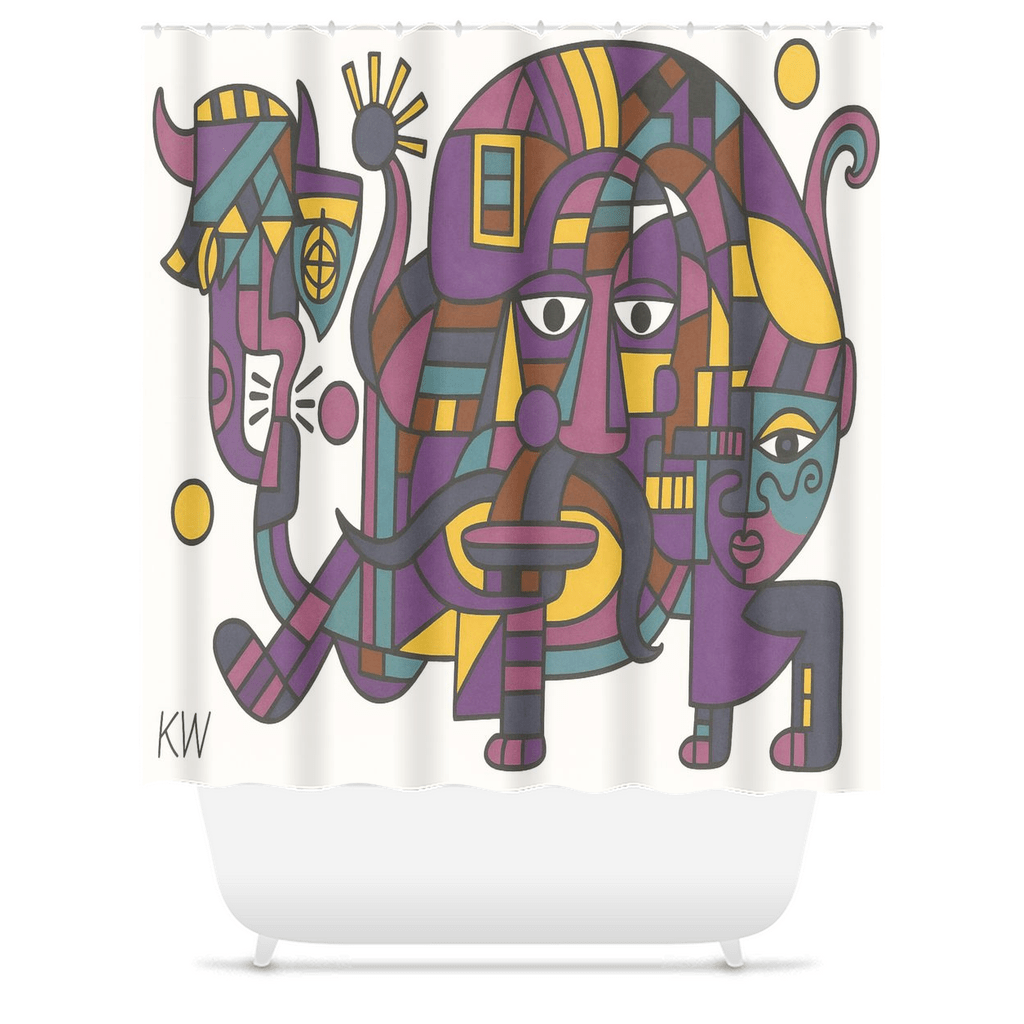 KW Bath Bliss Shower Curtain 45 - Winter Sunshine Marketplace