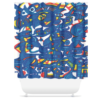 KW Bath Bliss Shower Curtain 5 - Winter Sunshine Marketplace