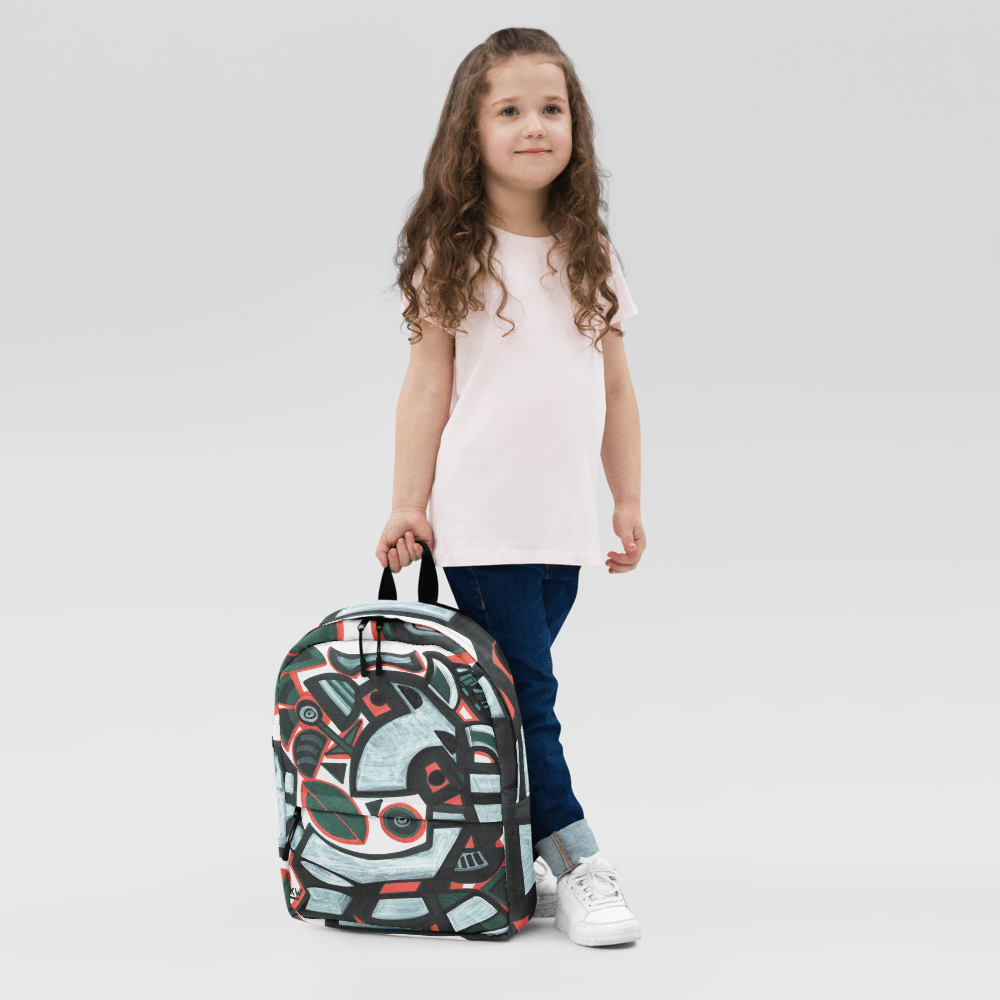 KW Gallery Art Traveler Backpack 1🎨🖼️ - Winter Sunshine Marketplace