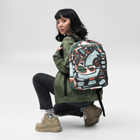 KW Gallery Art Traveler Backpack 1🎨🖼️ - Winter Sunshine Marketplace