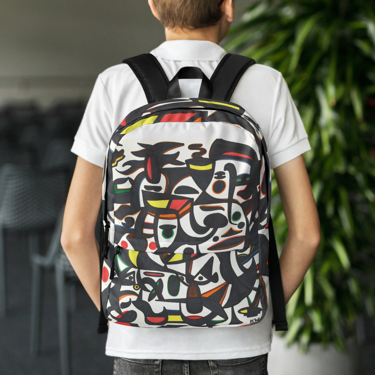 KW Gallery Art Traveler Backpack 10🎨🖼️ - Winter Sunshine Marketplace