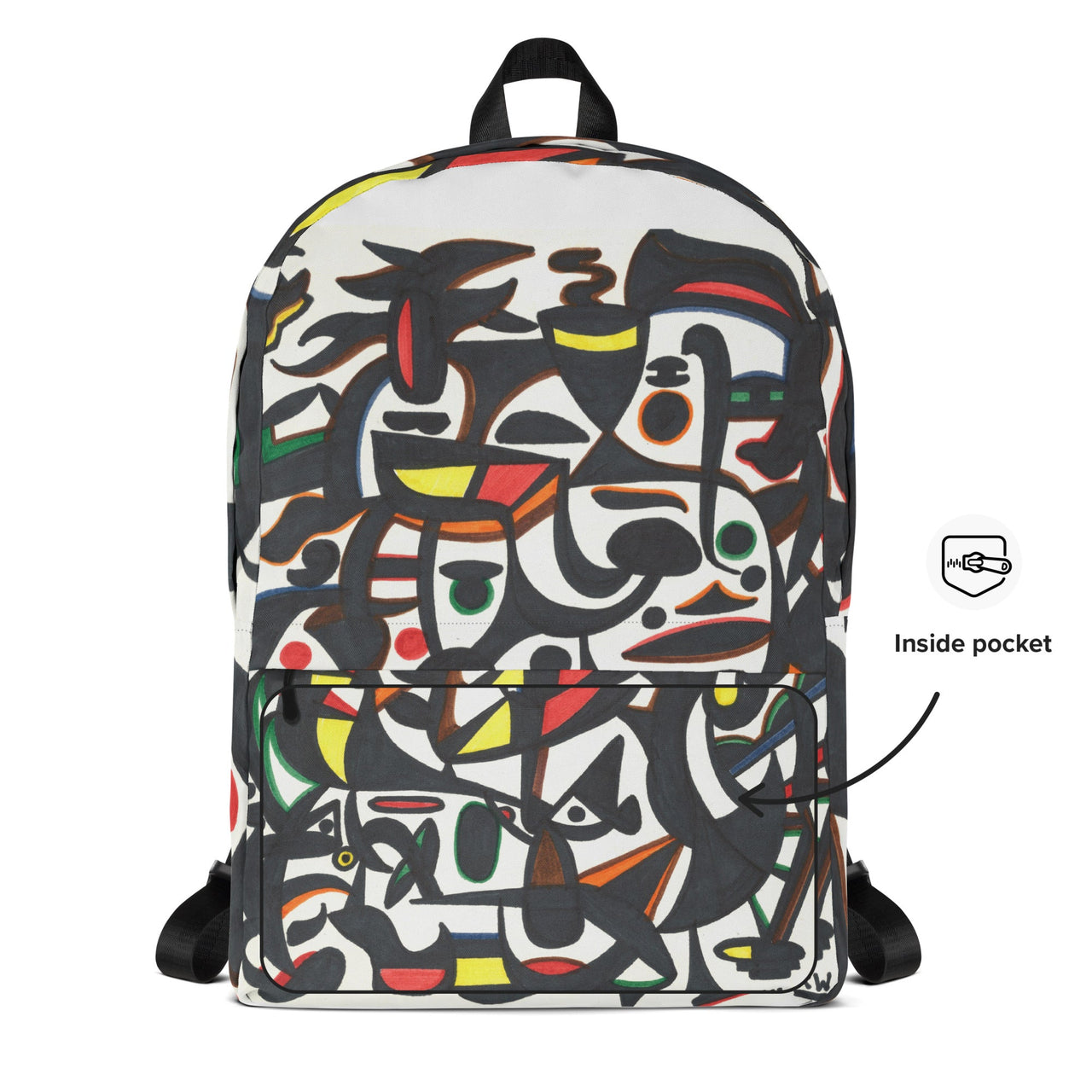 KW Gallery Art Traveler Backpack 10🎨🖼️ - Winter Sunshine Marketplace