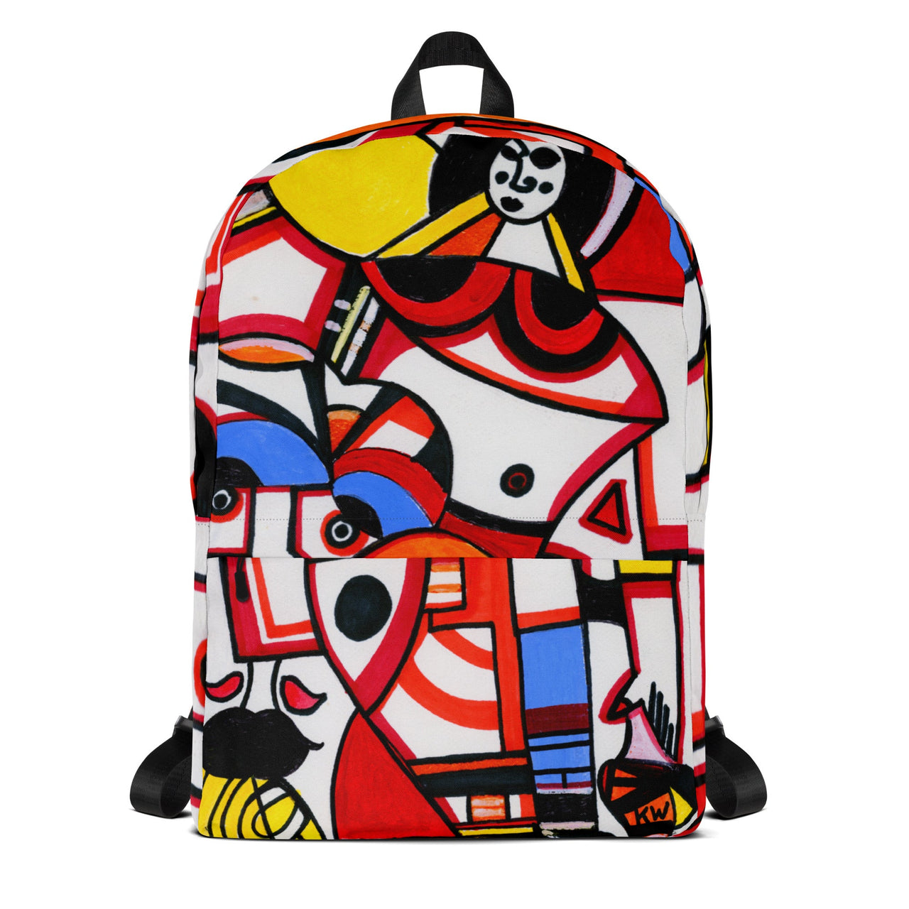 KW Gallery Art Traveler Backpack 11🎨🖼️ - Winter Sunshine Marketplace