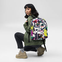 KW Gallery Art Traveler Backpack 13🎨🖼️ - Winter Sunshine Marketplace