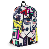 KW Gallery Art Traveler Backpack 13🎨🖼️ - Winter Sunshine Marketplace