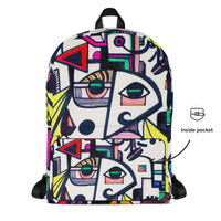 KW Gallery Art Traveler Backpack 13🎨🖼️ - Winter Sunshine Marketplace