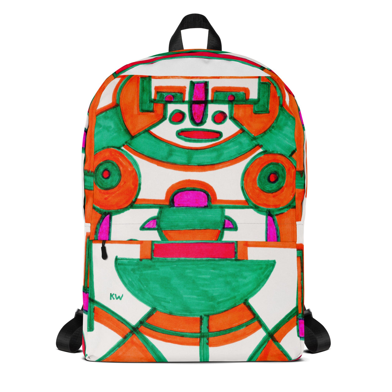 KW Gallery Art Traveler Backpack 15🎨🖼️ - Winter Sunshine Marketplace