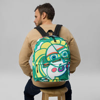 KW Gallery Art Traveler Backpack 17🎨🖼️ - Winter Sunshine Marketplace