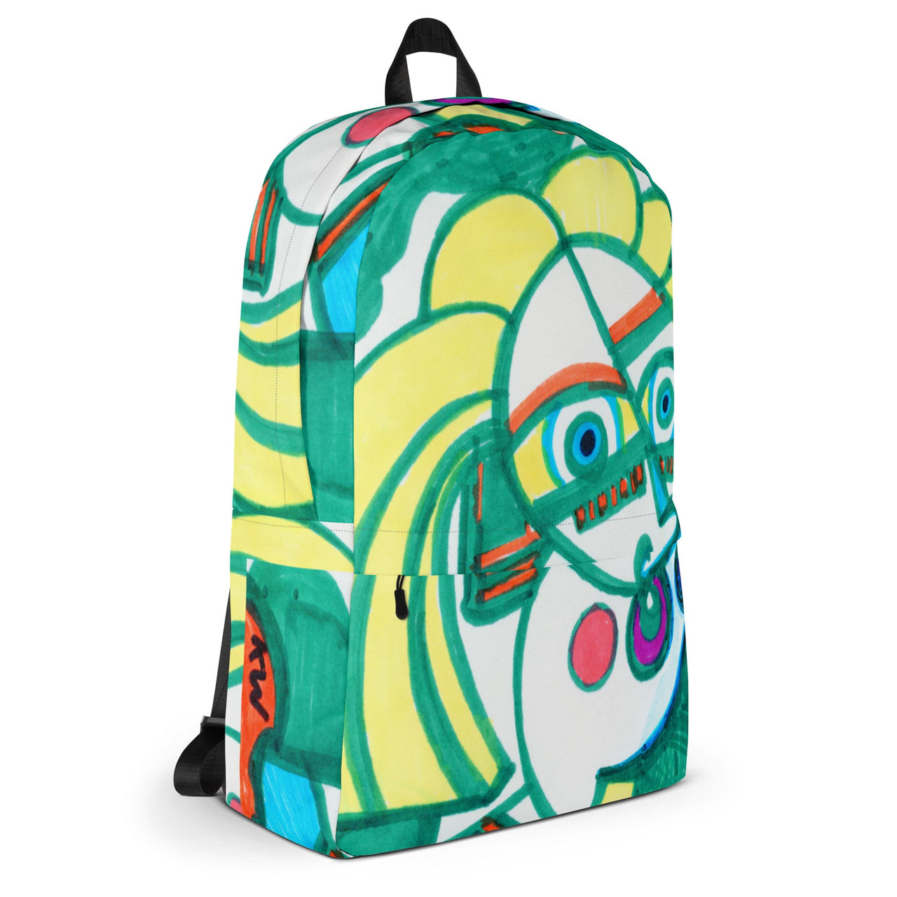 KW Gallery Art Traveler Backpack 17🎨🖼️ - Winter Sunshine Marketplace