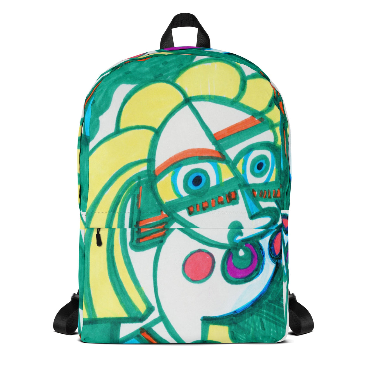 KW Gallery Art Traveler Backpack 17🎨🖼️ - Winter Sunshine Marketplace