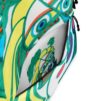 KW Gallery Art Traveler Backpack 17🎨🖼️ - Winter Sunshine Marketplace