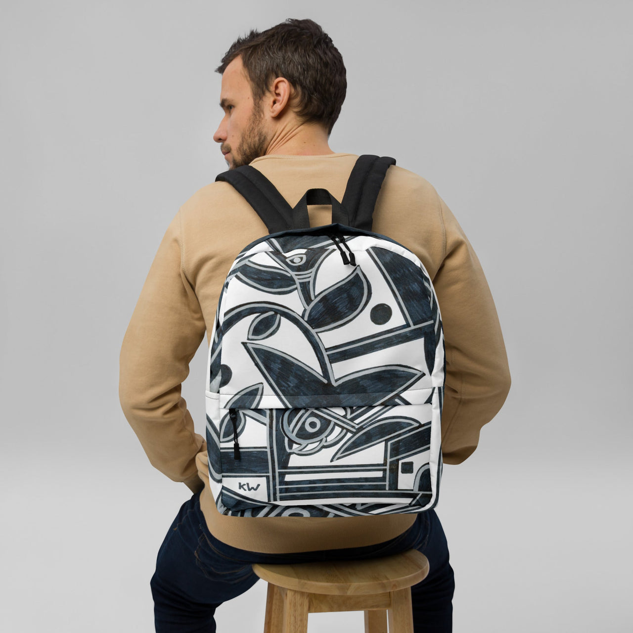 KW Gallery Art Traveler Backpack 19🎨🖼️ - Winter Sunshine Marketplace