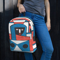 KW Gallery Art Traveler Backpack 2🎨🖼️ - Winter Sunshine Marketplace