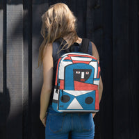 KW Gallery Art Traveler Backpack 2🎨🖼️ - Winter Sunshine Marketplace